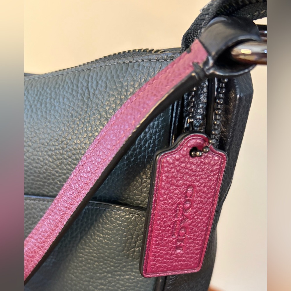Coach Colorblock Chaise Crossbody Pebble Leather Gunmetal Hardware 38696 - Picture 5 of 16